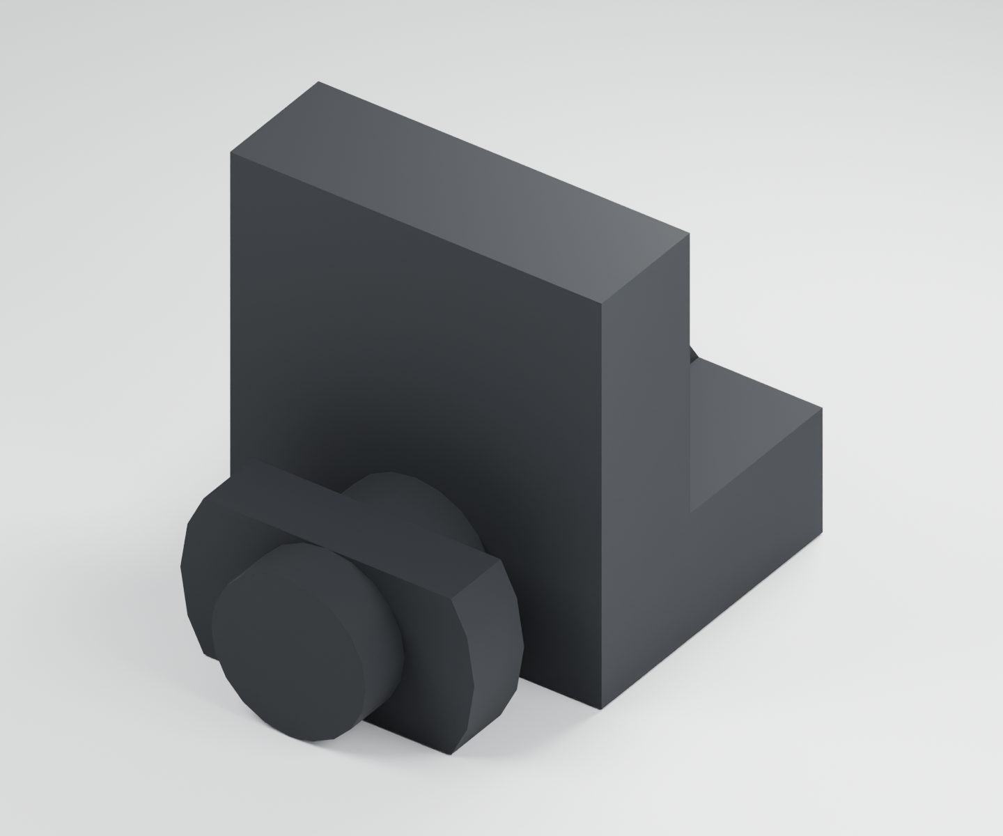 Regalbodenträger für passende ältere SieMatic-Küchen – 20 Stück – mattschwarzes 3D-Rendering. Dies ist eine Beispielgrafik. Die Farbe kann variieren.