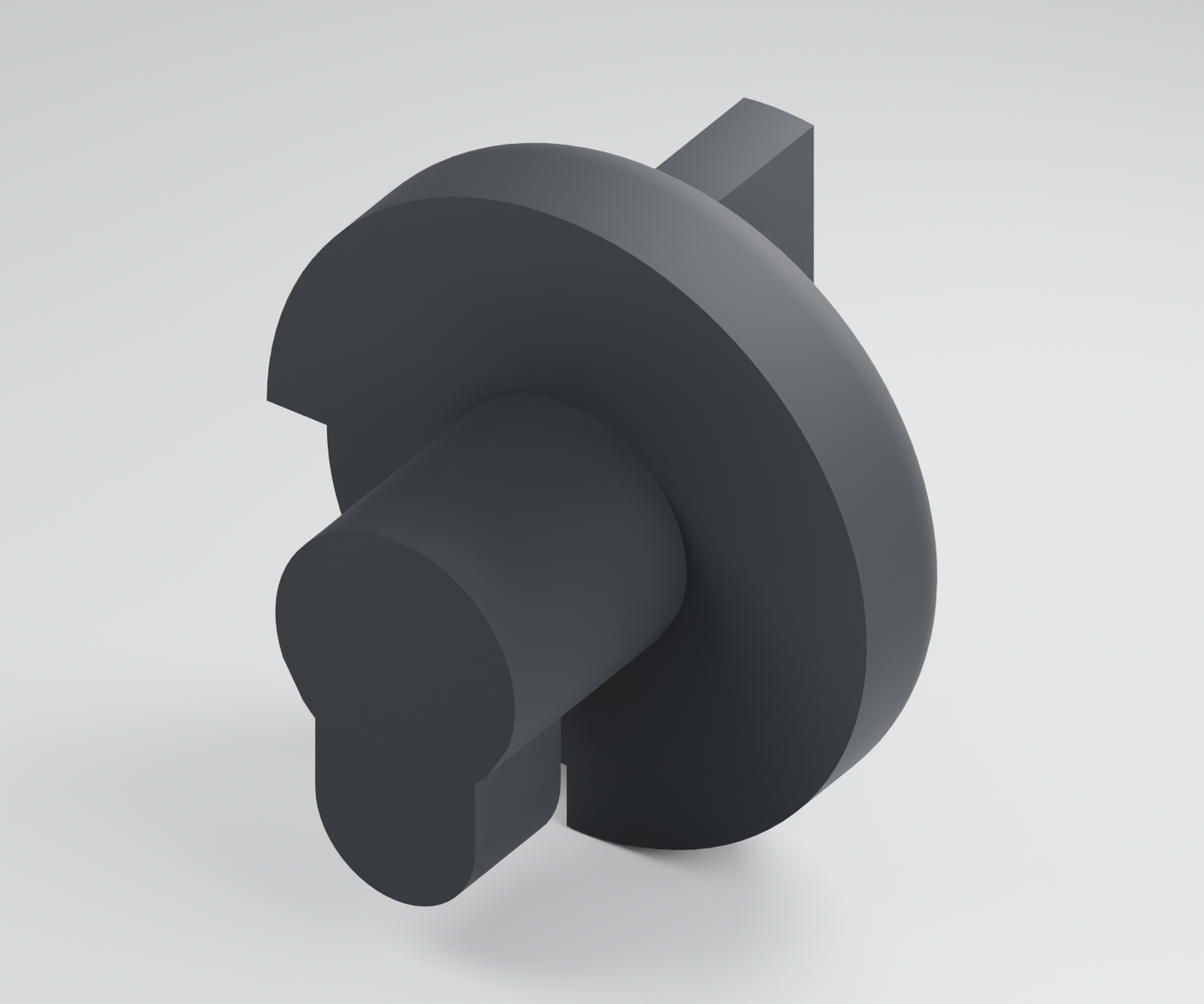 Verriegelungsclips für passende Dometic/Electrolux-Lüftungsgitter – 4 Stück – mattschwarzes 3D-Rendering. Dies ist eine Beispielgrafik. Die Farbe kann variieren.